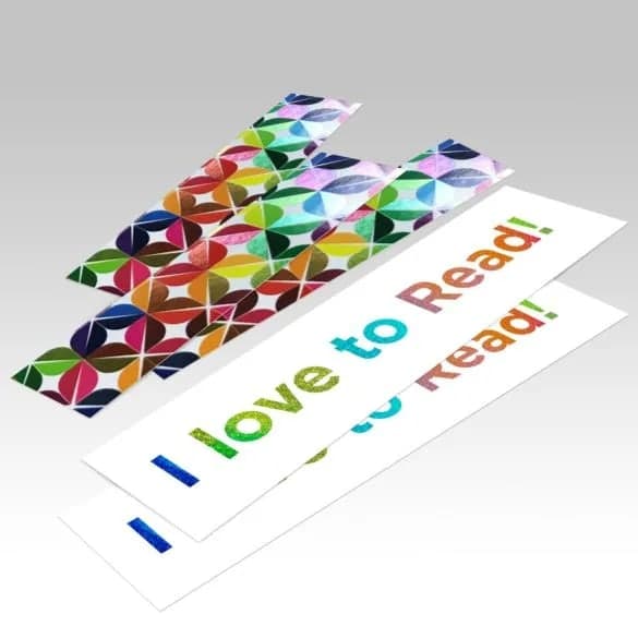 Printed Foil Bookmarks