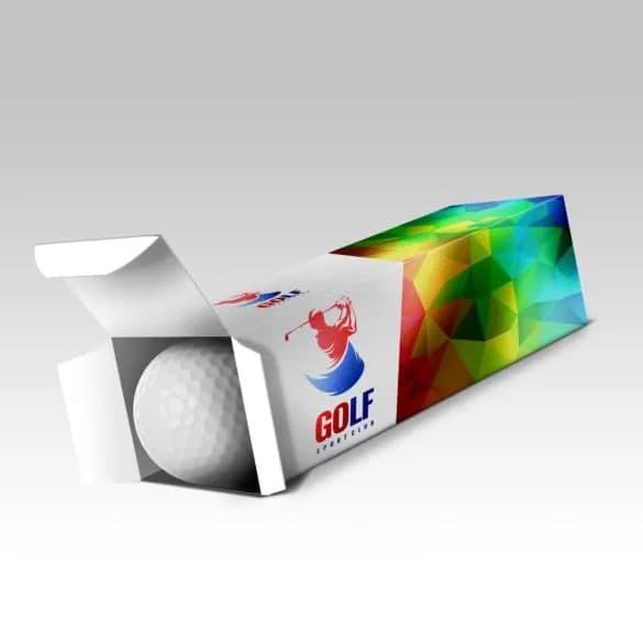 Printed Foil Golf Ball Boxes