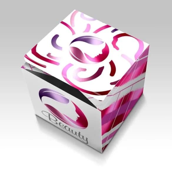 Printed Foil Cube Boxes