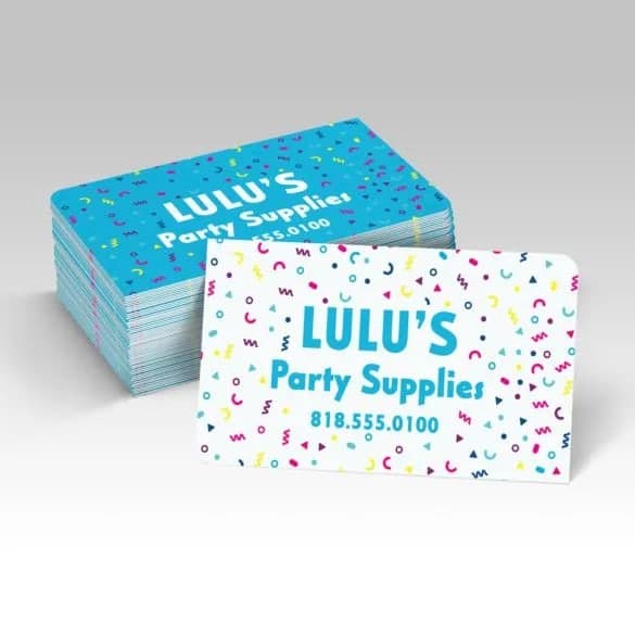 Rounded Corner Business Cards