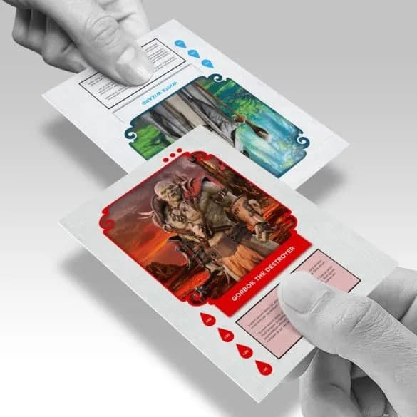 100 lb Cover Linen Trading Cards