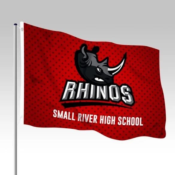Single-Sided Pole Flags
