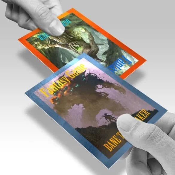 Printed Foil Trading Cards